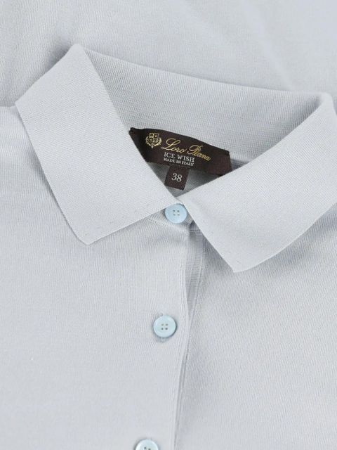 Loro Piana short-sleeved polo shirt - Blue