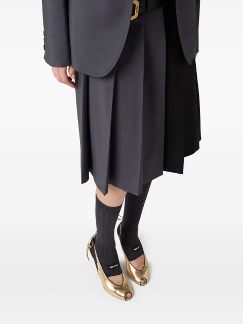 Miu Miu pleated skirt - Grey
