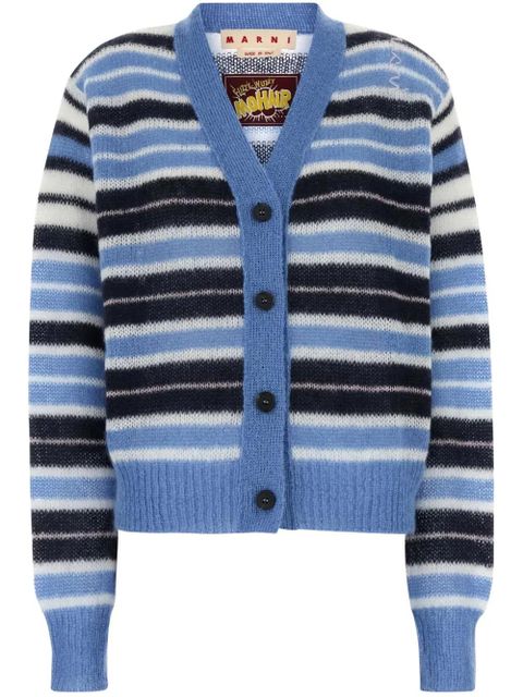 Marni mohair cardigan - Blue - zdjęcie produktu nr 1