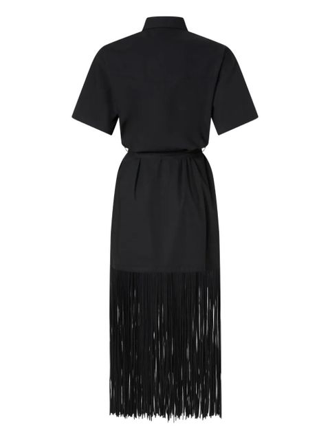 PINKO fringed collared dress - Black - zdjęcie produktu nr 2