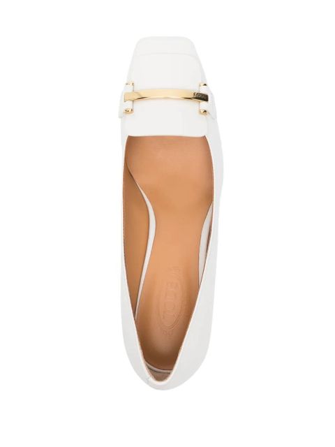 Tod's 50mm leather pumps - Neutrals