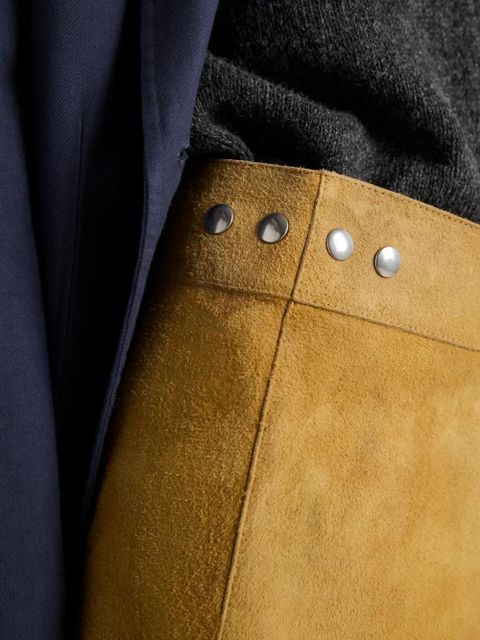 Prada suede miniskirt - Yellow