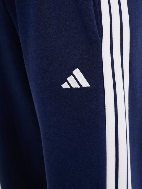 adidas spodnie dresowe 3-Stripes damskie kolor granatowy z aplikacją JX7696