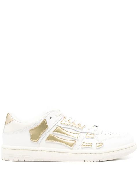 AMIRI patch-detail leather sneakers - White - zdjęcie produktu nr 1