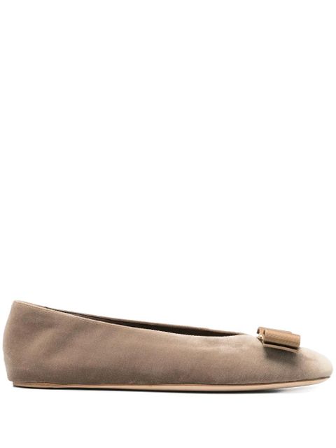 Ferragamo Vara Bow ballet flats - Neutrals - zdjęcie produktu nr 1