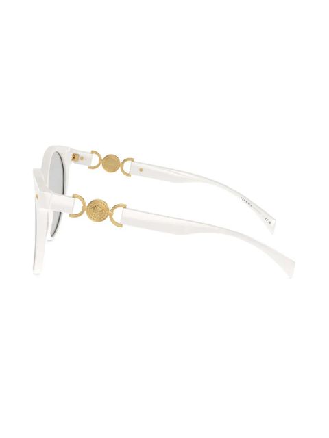 Versace Eyewear round-frame sunglasses - White
