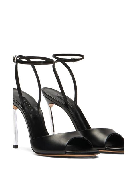 Casadei buckle-strap heeled sandals - Black - zdjęcie produktu nr 2