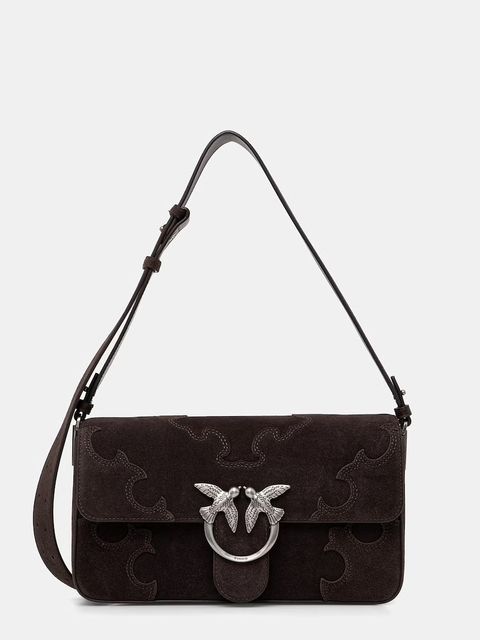 Pinko torebka crossbody damska zamszowa - zdjęcie produktu nr 1