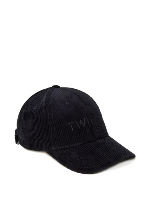 TWINSET corduroy baseball cap - Blue - zdjęcie produktu nr 1