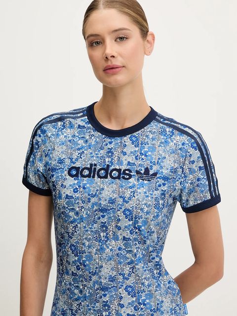 adidas Originals t-shirt Liberty damski kolor granatowy JC5304