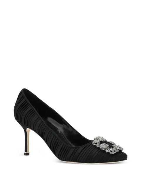 Manolo Blahnik 70mm Hangisi pumps - Black - zdjęcie produktu nr 2