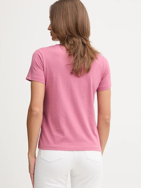 Pepe Jeans t-shirt bawełniany damski kolor różowy PL5000026