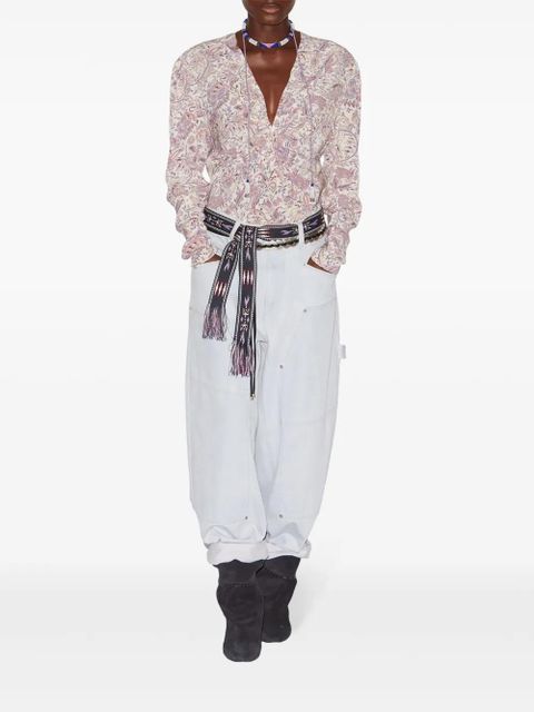 MARANT ÉTOILE Zekia blouse - Neutrals