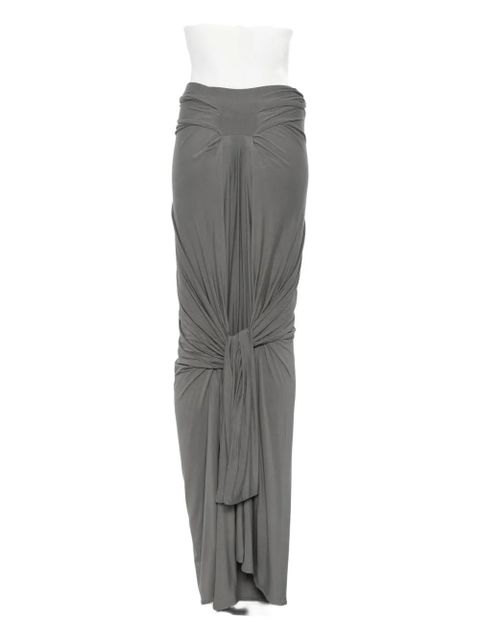ENTIRE STUDIOS Lumière knotted maxi skirt - Grey - zdjęcie produktu nr 2