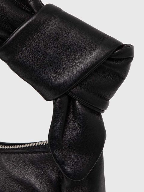 IRO torebka skórzana kolor czarny WF47NOUE