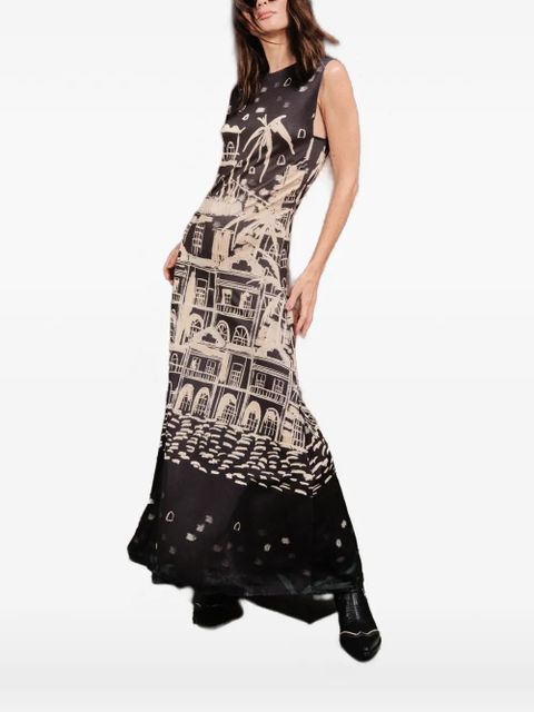 Johanna Ortiz Cardinal Direction printed maxi dress - Black - zdjęcie produktu nr 2