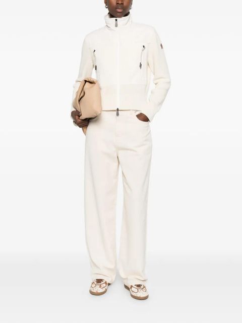 Moncler Grenoble zip-up cardigan - Neutrals - zdjęcie produktu nr 2