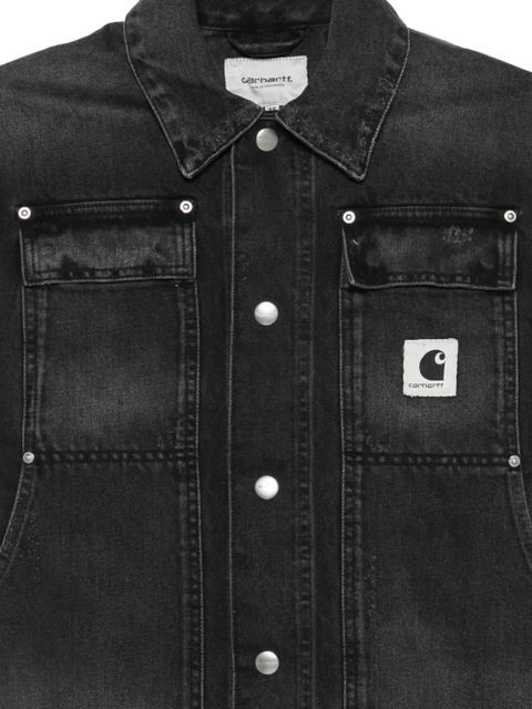 Carhartt WIP OG Arctic buttoned logo-patch jacket - Black