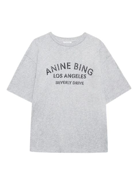 ANINE BING Cohen graphic-print T-shirt - Grey - zdjęcie produktu nr 1