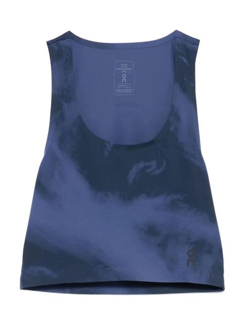 On Running scoop-neck tank top - Blue - zdjęcie produktu nr 1