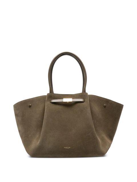 DeMellier New York suede tote bag - Green - zdjęcie produktu nr 1