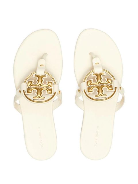 Tory Burch Miller soft leather sandals - White