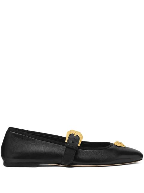 Versace Medusa-buckle ballet flats - Black - zdjęcie produktu nr 1