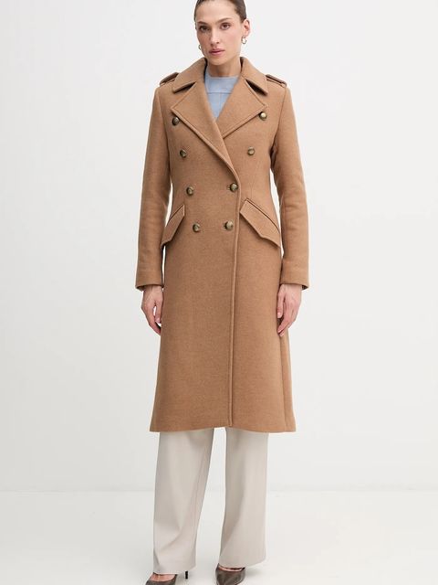 Barbour płaszcz COTTESMORE kolor brązowy LWO0254 - zdjęcie produktu nr 1