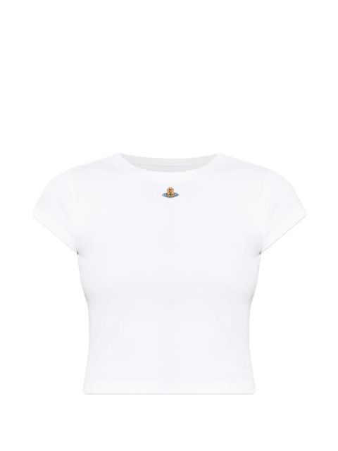 Vivienne Westwood Peru orb-motif crop top - White - zdjęcie produktu nr 1