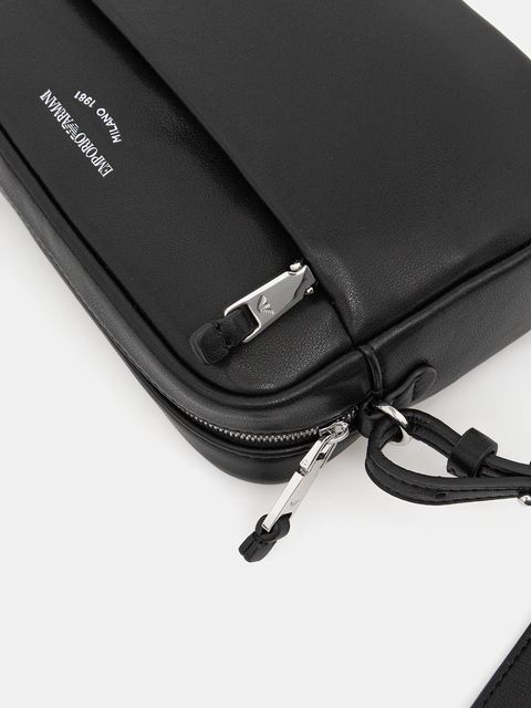 Emporio Armani torebka skórzana kolor czarny EW003032 AF19229