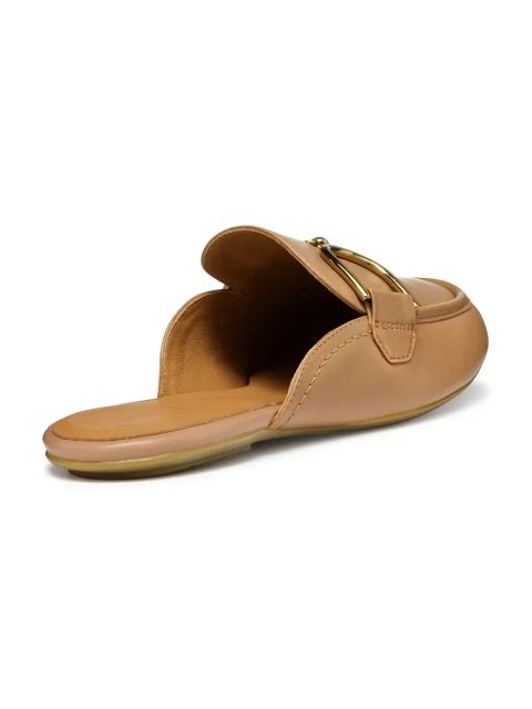 Geox klapki skórzane D PALMARIA damskie kolor brązowy D55MUA 000TU C5000