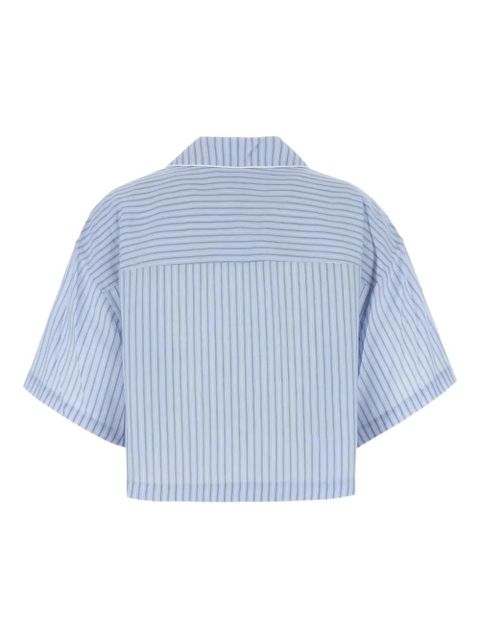 Alexander Wang striped short-sleeve shirt - Blue - zdjęcie produktu nr 2