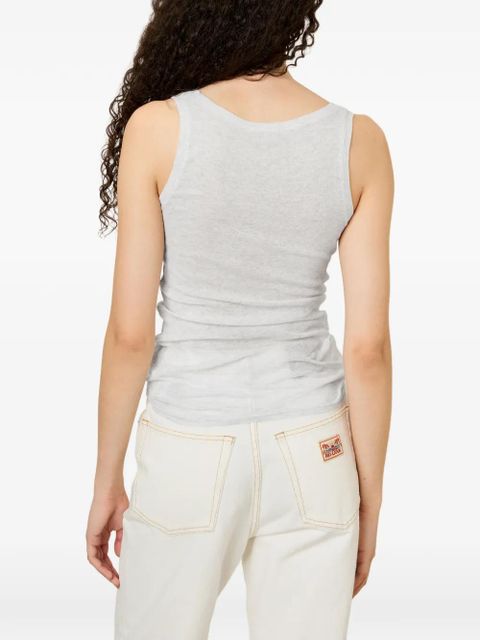 American Vintage Massachusetts scoop-neck tank top - Grey