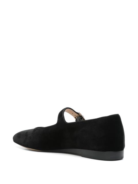Le Monde Beryl velvet ballet flats - Black