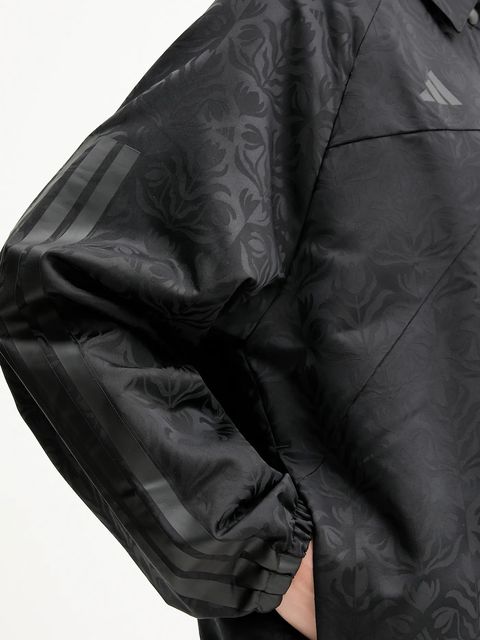 adidas kurtka House of Tiro kolor czarny przejściowa oversize JL7647