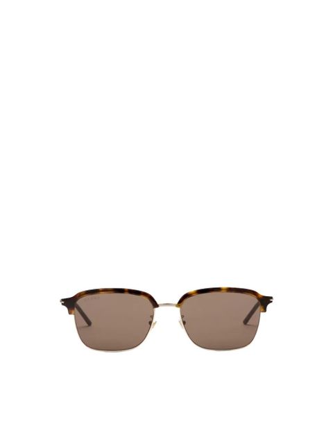 Gucci Eyewear tortoiseshell square-frame sunglasses - Brown