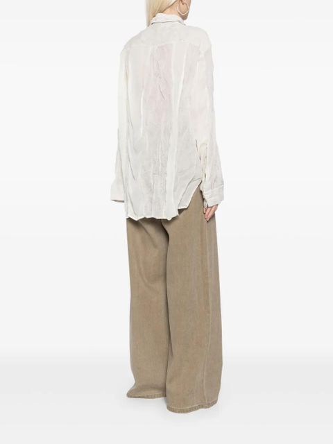 Christopher Esber spliced shirt - Neutrals