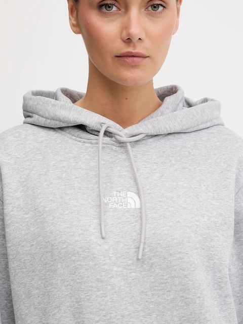 The North Face sukienka Essential Relaxed kolor szary mini oversize NF0A8EEEDYX1