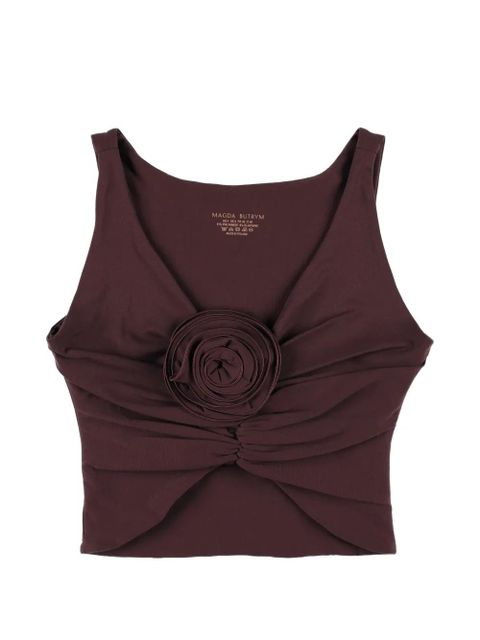 Magda Butrym rose-detail top - Red - zdjęcie produktu nr 1