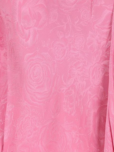 Gucci floral-motif long-sleeve shirt - Pink - zdjęcie produktu nr 2