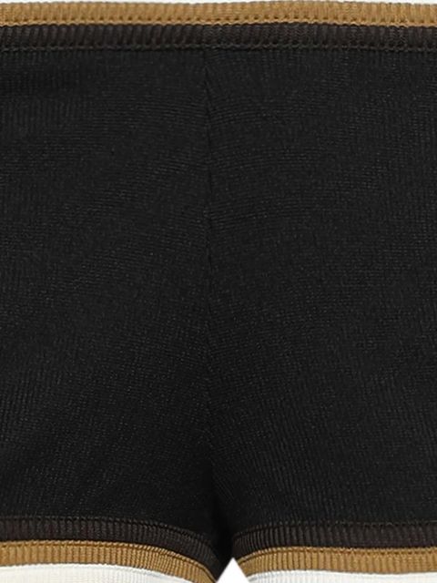 Christopher Esber rib trim track shorts - Black - zdjęcie produktu nr 2