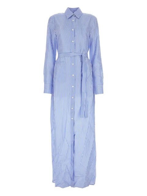 Prada striped shirt maxi dress - Blue - zdjęcie produktu nr 1