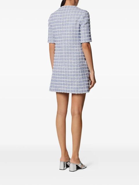 Versace tweed A-line mini dress - Blue - zdjęcie produktu nr 2