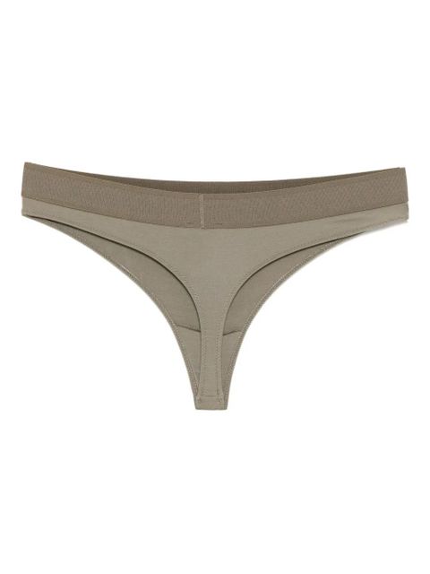 TOM FORD logo-embroidered thong - Green - zdjęcie produktu nr 2