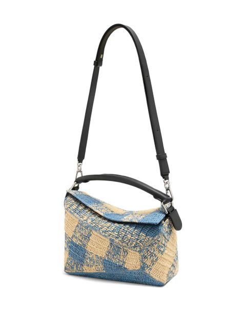 LOEWE x Paula’s Ibiza small Puzzle Edge tote bag - Blue