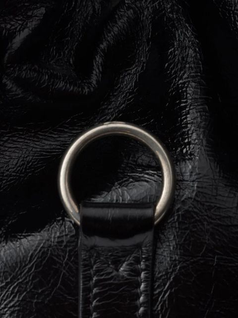 Prada large leather tote bag - Black - zdjęcie produktu nr 2