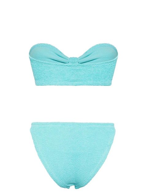 Hunza G Jean Crinkle Bikini Set - Blue - zdjęcie produktu nr 2
