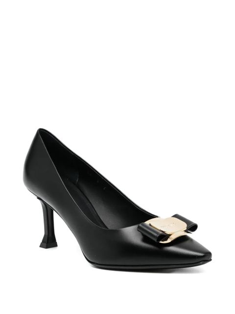 Ferragamo 80mm Vara bow pumps - Black - zdjęcie produktu nr 2