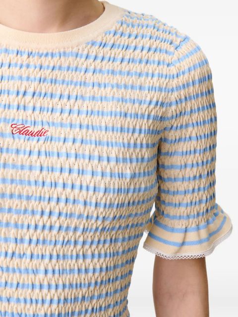 Claudie Pierlot striped top - Neutrals