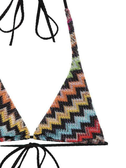 Missoni zigzag-knit bikini - Black